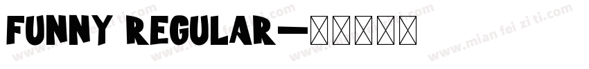 funny Regular字体转换